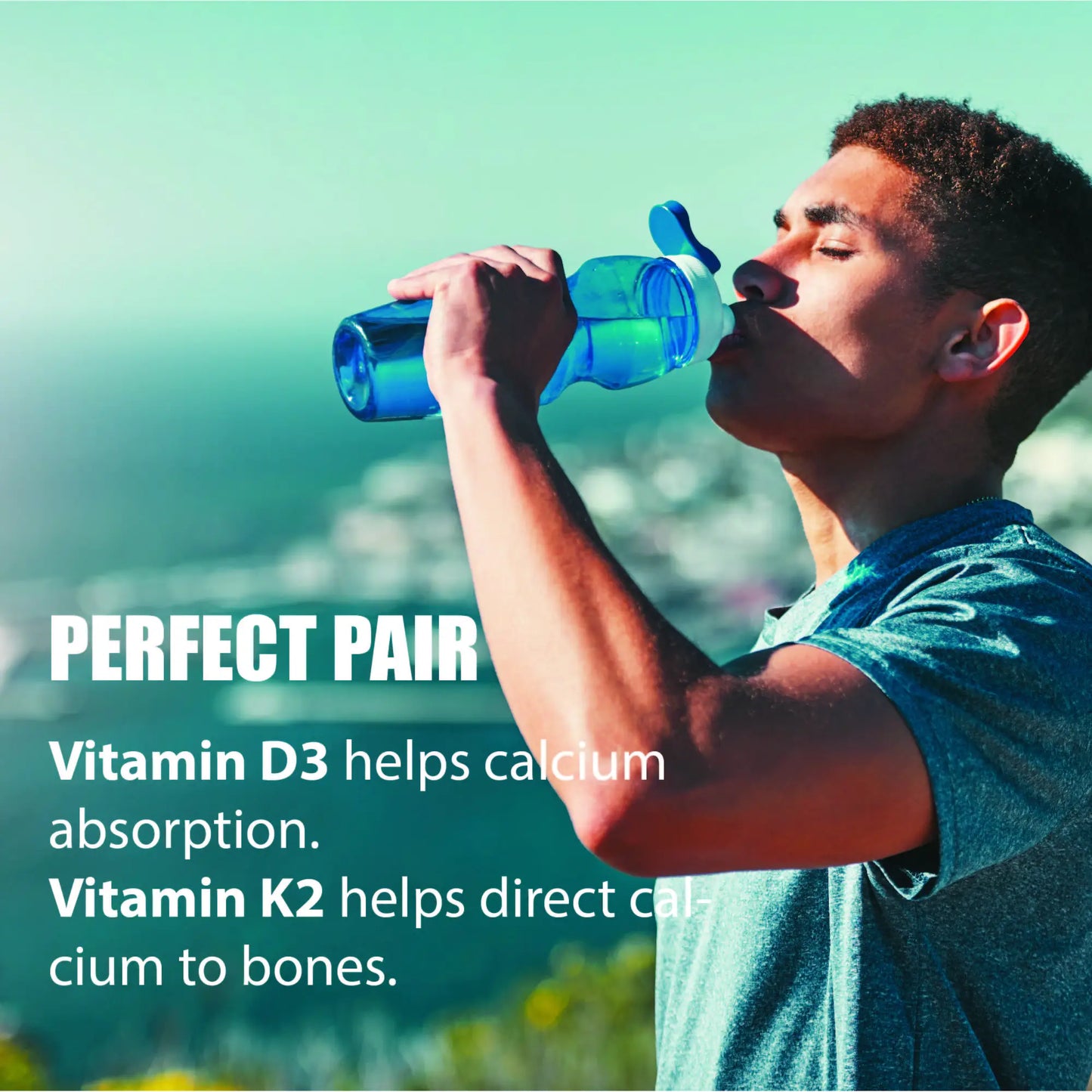Vitamin D3 K2, 2 in 1 VIT D3 and K2 Supplement