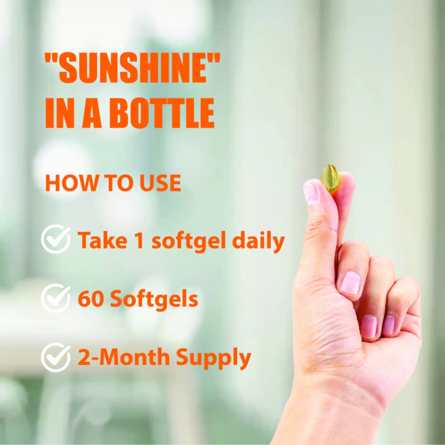 Vitamin D3 K2, 2 in 1 VIT D3 and K2 Supplement