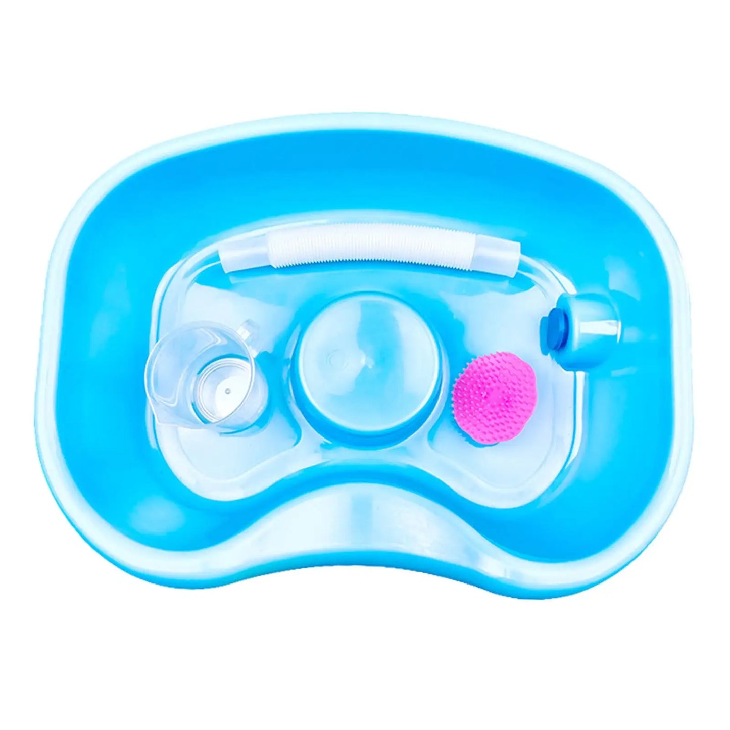 Hair Washing Tray with Pipe with Shampoo Brush