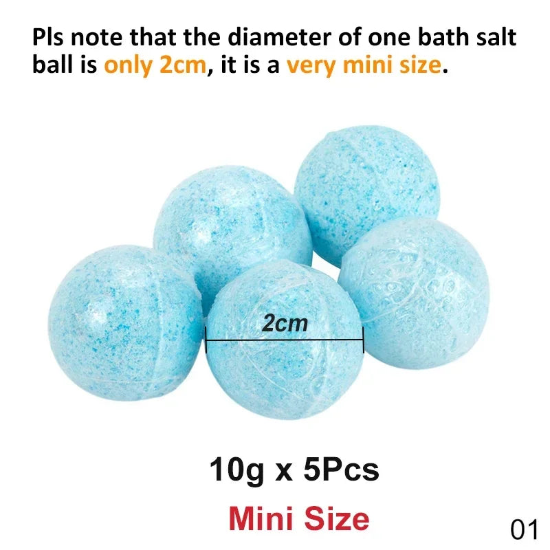 Mini Bath Ball Bombs Handmade Bath Sea Salt Essential Oil