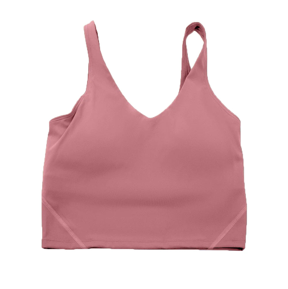 Sports Yoga Bra U-Back Gathering