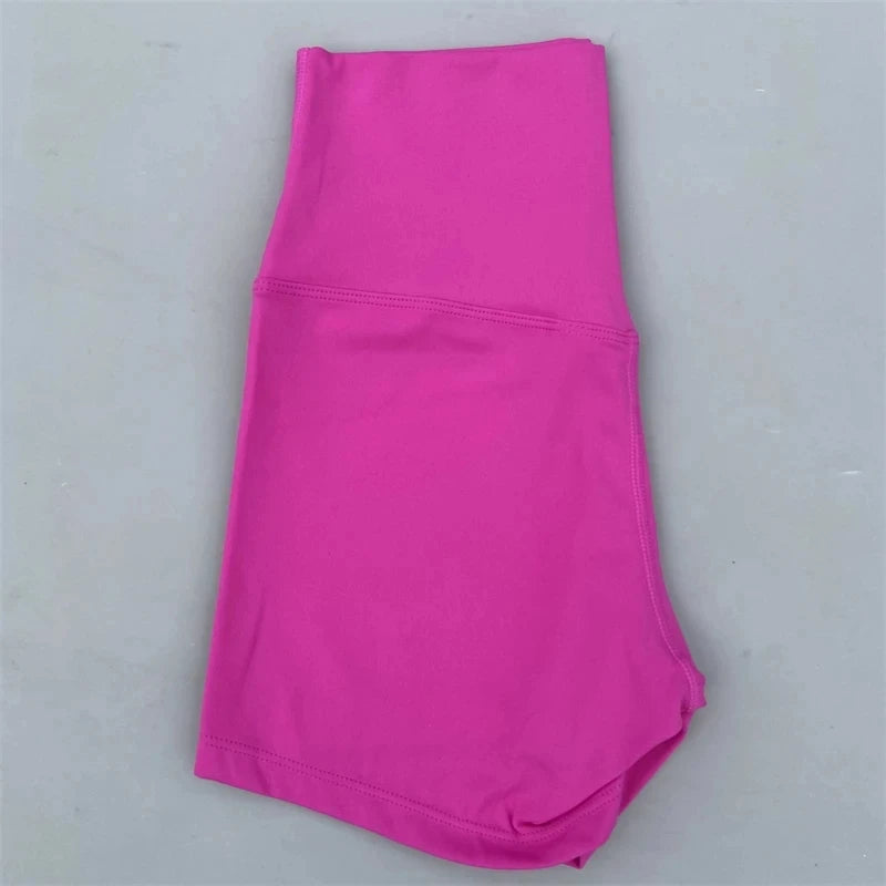 Solid Color tight Women Fitness Sport Short