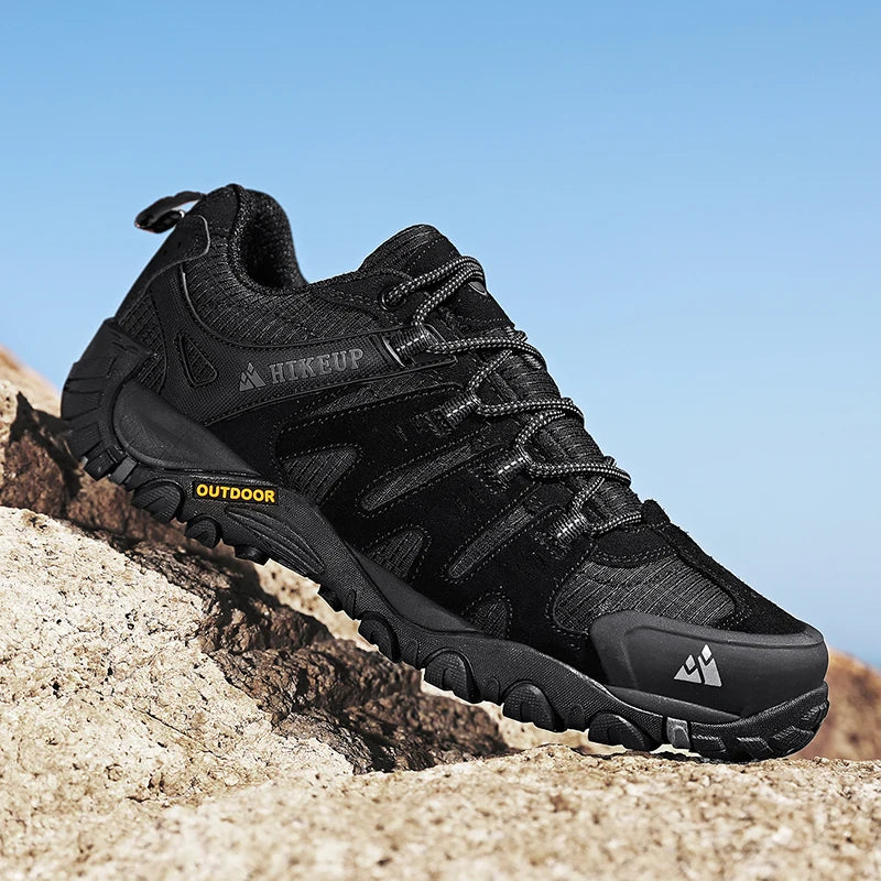 Men's Hiking Shoes Suede Leather Outdoor Wear-resistant