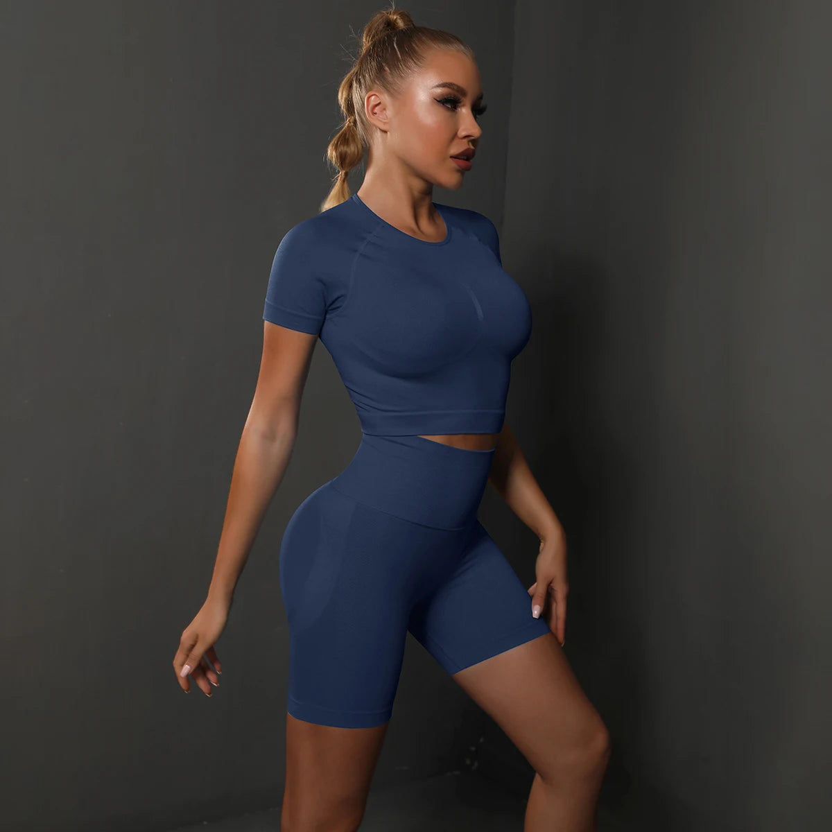 2PCS Seamless Women Yoga Set