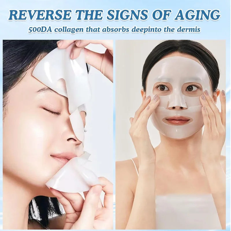 1/3/5/10PCS Bio Collagen Face Mask Anti Wrinkle Fade Face Fine Line Lift Firm Skin Anti-Aging Brighten