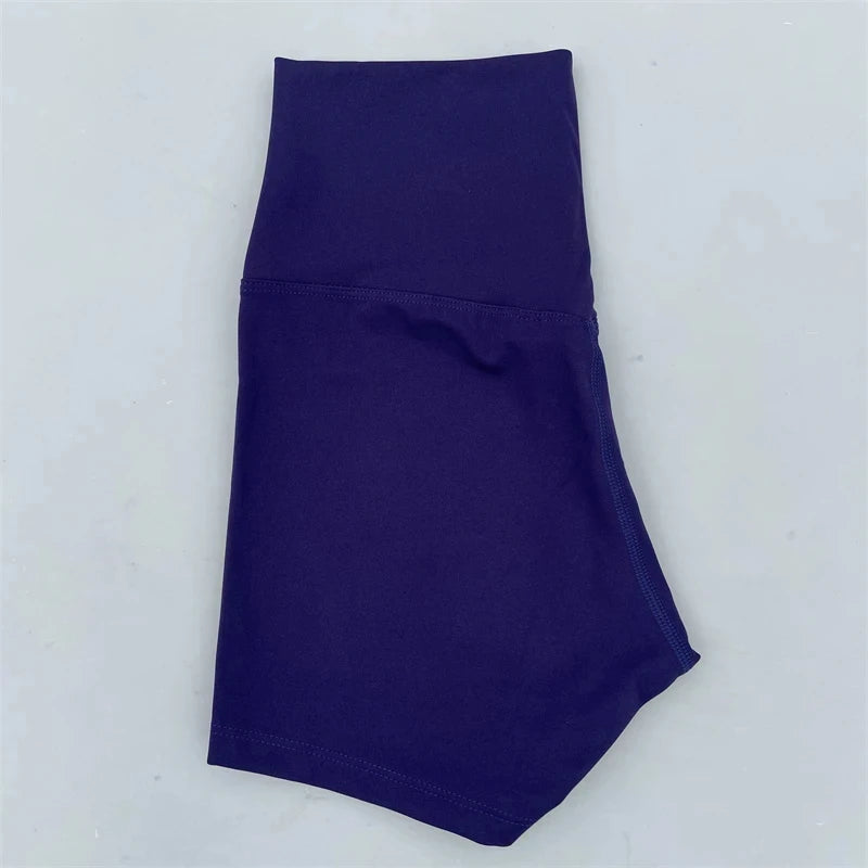 Solid Color tight Women Fitness Sport Short