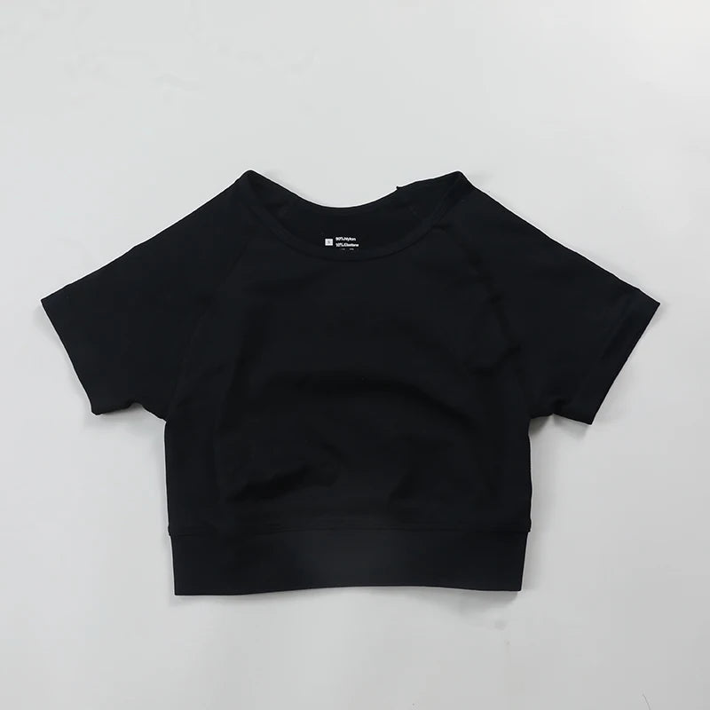 Crop Top Yoga Shirt