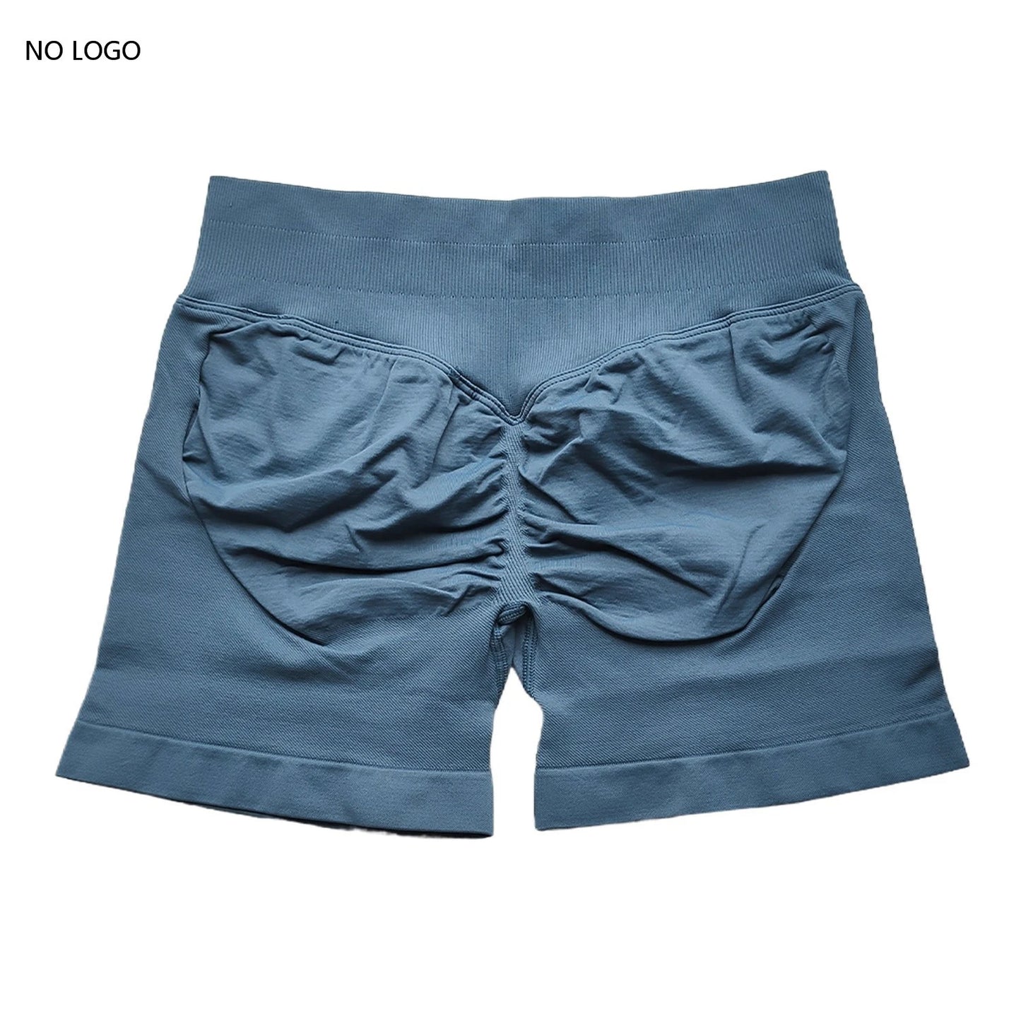 Scrunch Shorts Low Ribbed Band Seamless Shorts Booty Hight Stretch