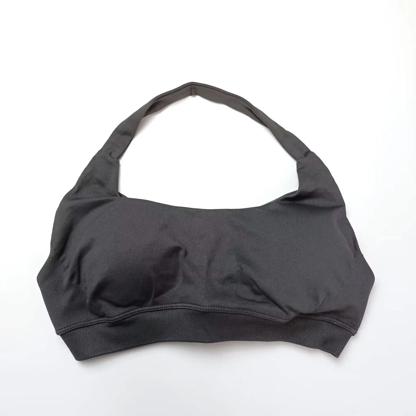 Halter Top Sports Bra Push-up Sexy Open Back