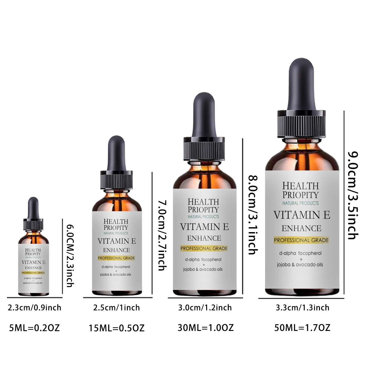 15ML//50ML Vitamin E Oil 100%