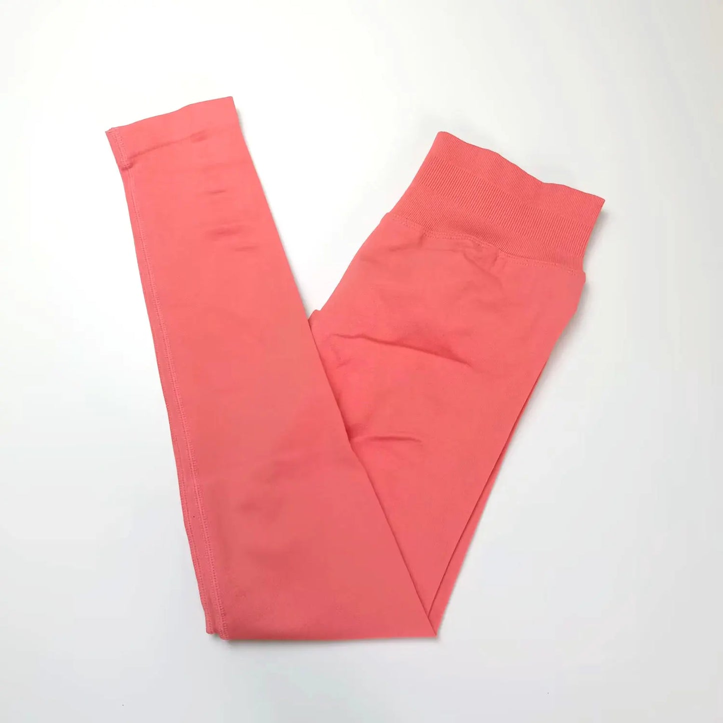 Seamless Yoga Pants Low Ribbed Band