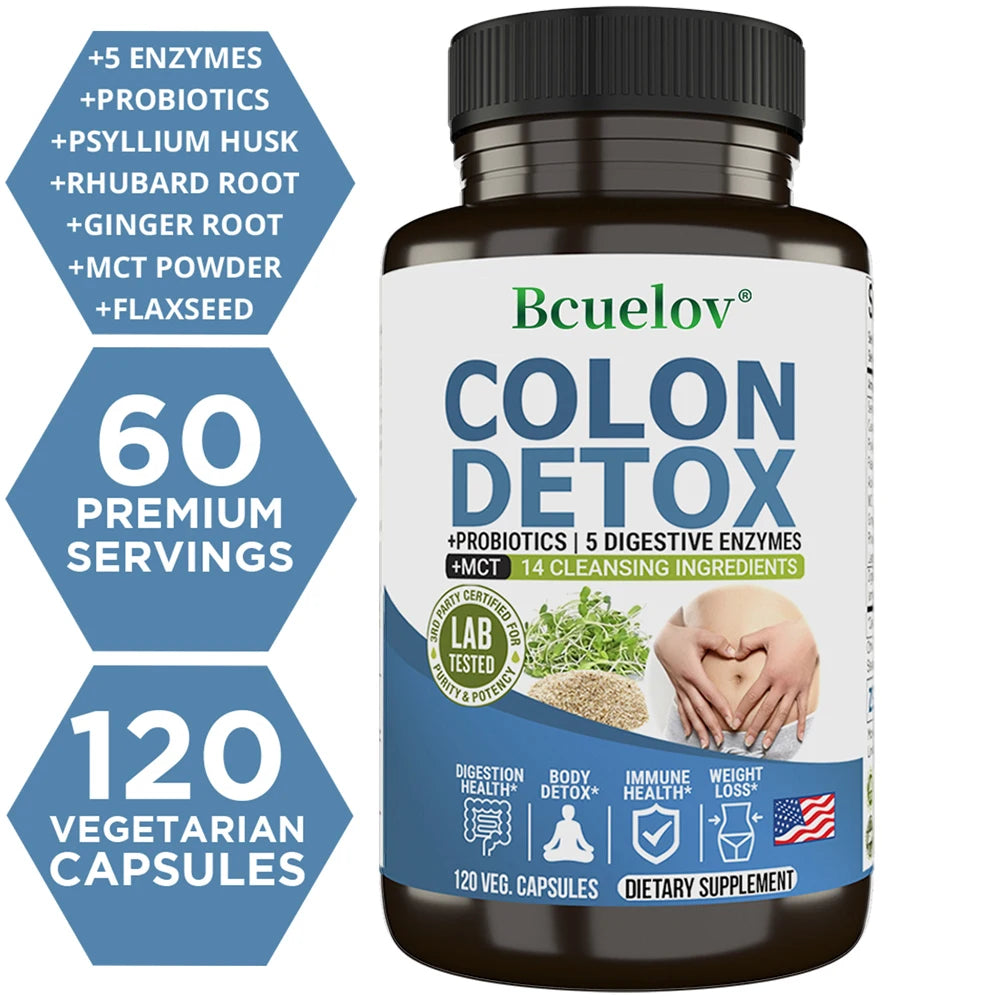 Colon Cleanser Detox Supplements - Bowel Cleansing