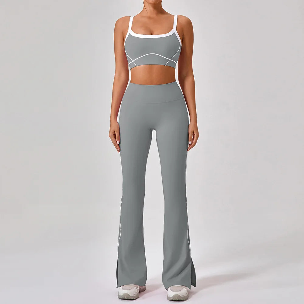 Women's Yoga Sets 2 Piece Set Sport Bra And Trousers