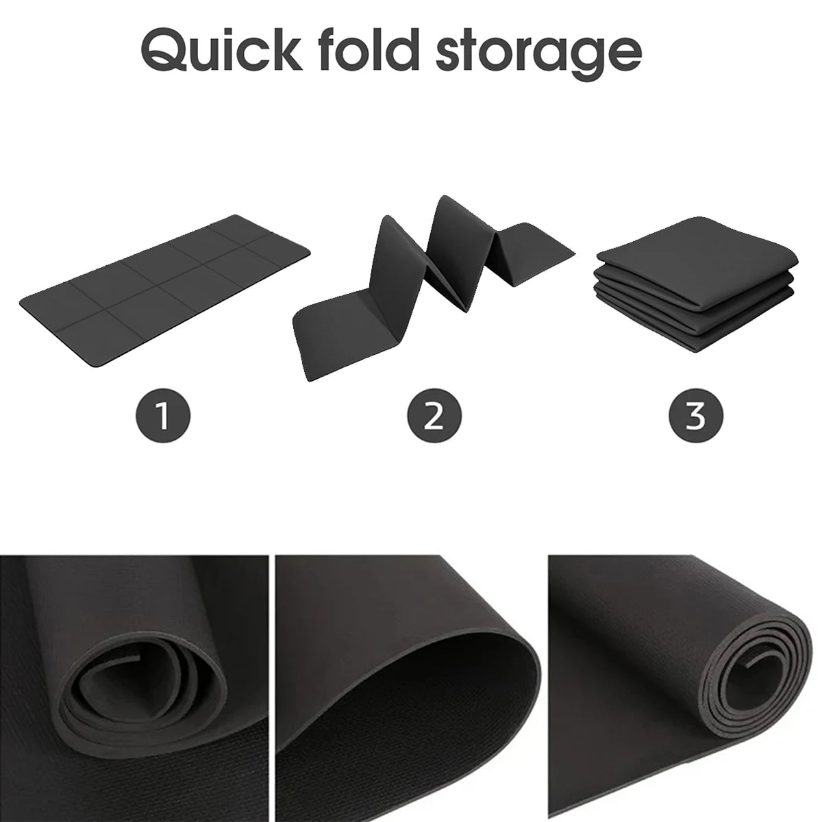 Anti-skid Comfort Foam 4MM Thick Yoga Mat for Exercise
