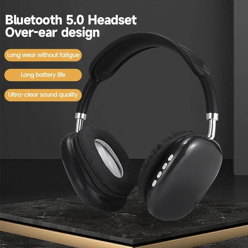 P9 Wireless Bluetooth Headset with Mic Noise Cancelling