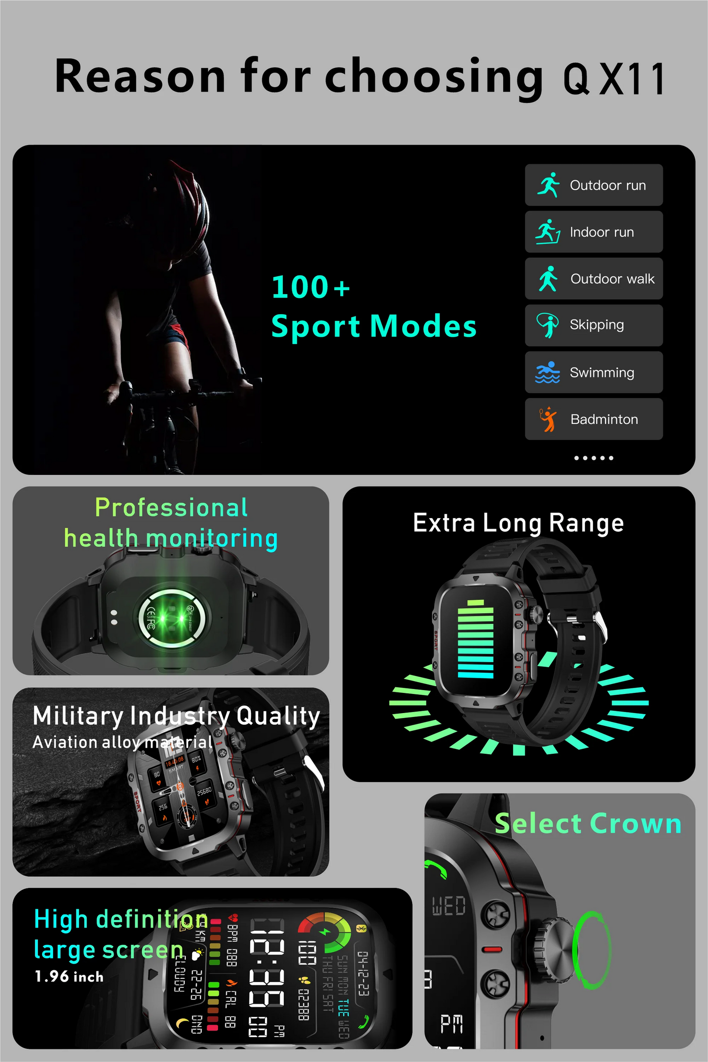 Original Men Smart Watch Bluetooth Call Fitness Clock 3ATM IP68 Swim Waterproof Sports Smartwatch