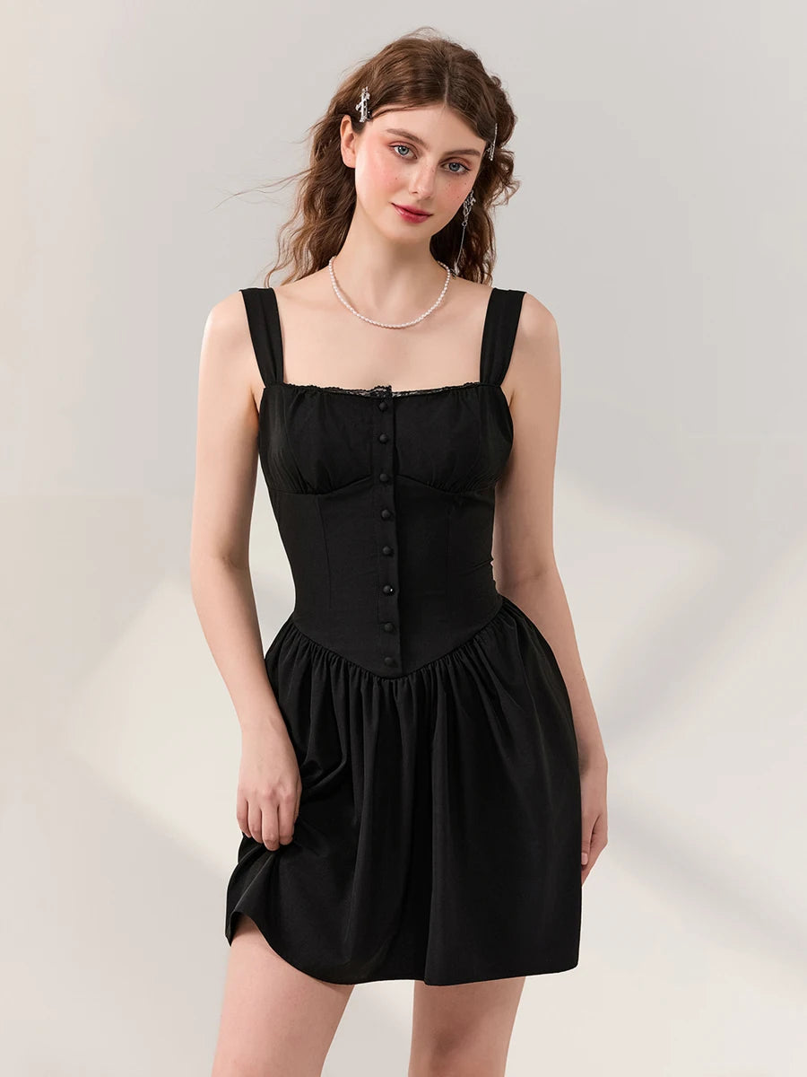 Sleeveless A-Line Dress