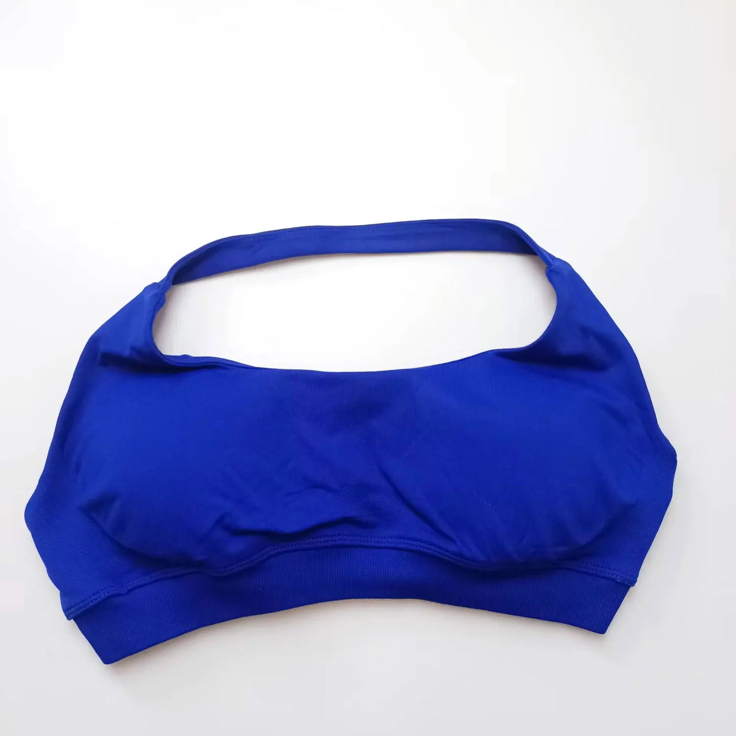 Halter Top Sports Bra Push-up Sexy Open Back