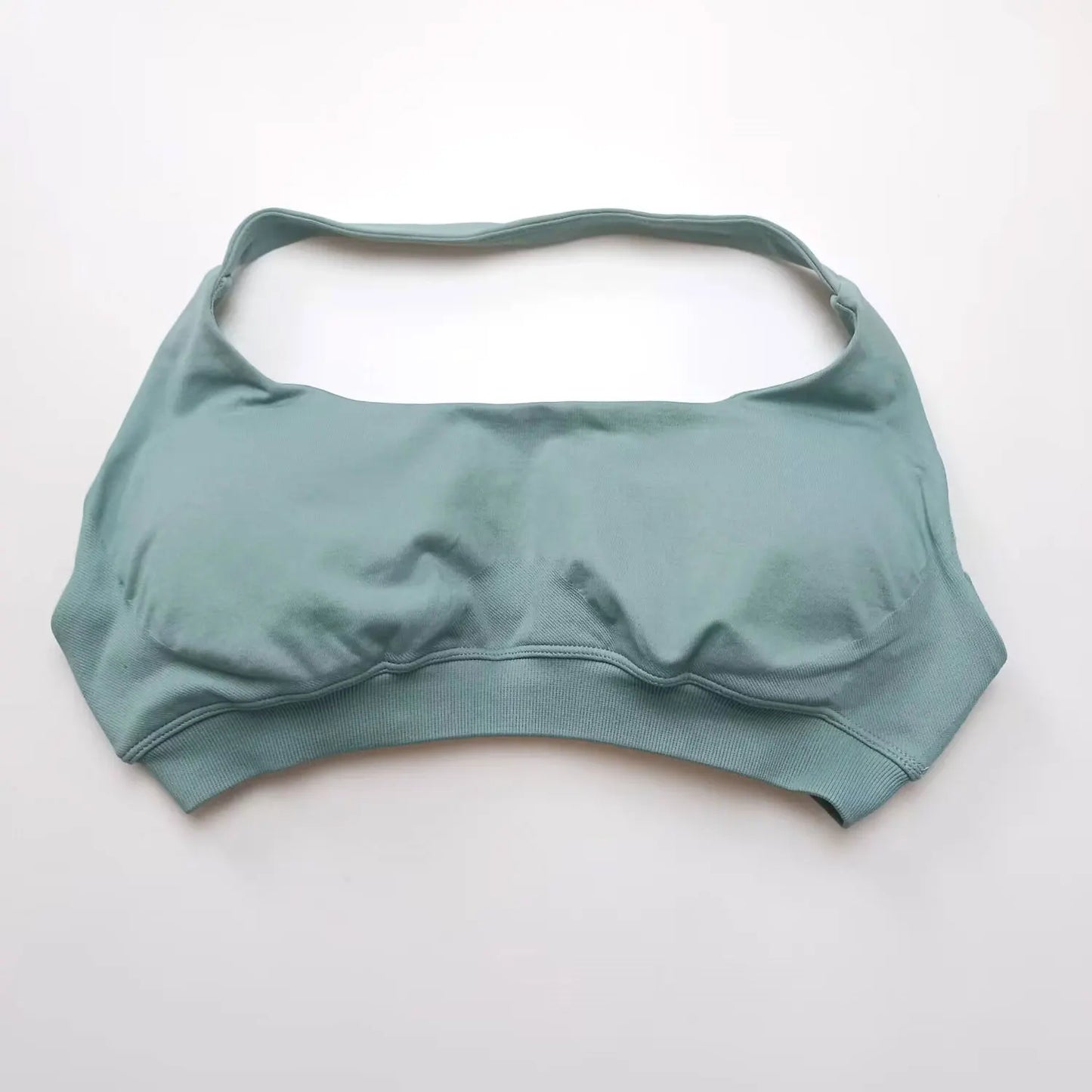 Halter Top Sports Bra Push-up Sexy Open Back