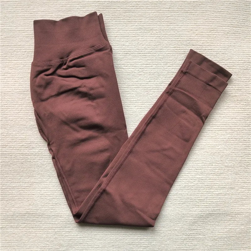 Seamless Sporty Leggings Butt Lifting Tights Tummy Control