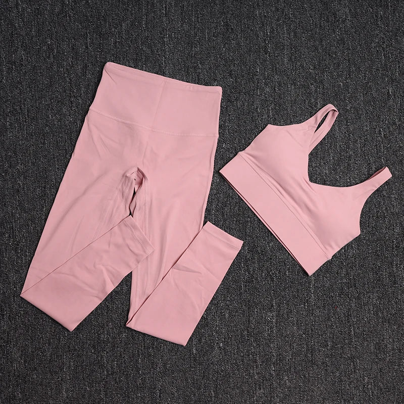 Yoga Set Bras High Waist Leggings