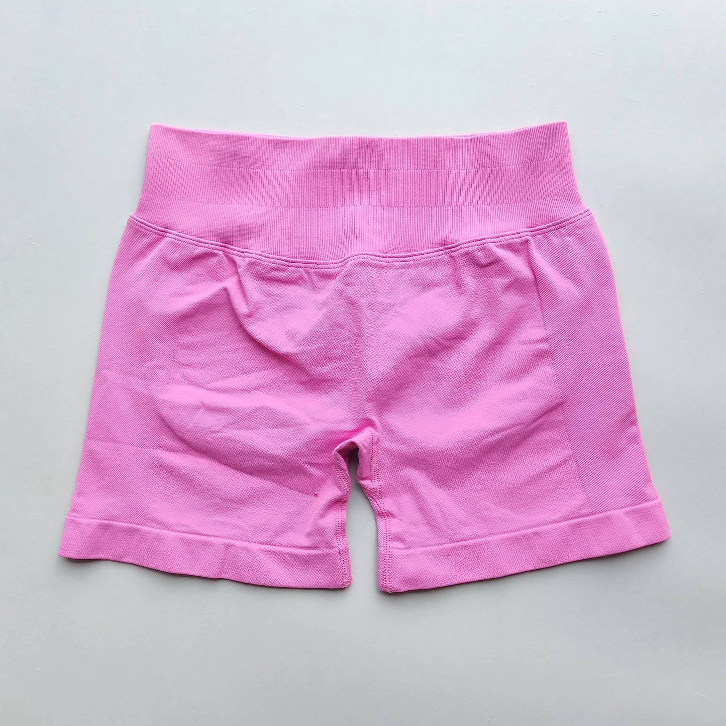 Scrunch Shorts Low Ribbed Band Seamless Shorts Booty Hight Stretch