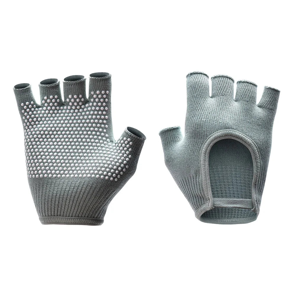 1Pair Half Finger Yoga Gloves, Cycling Gloves