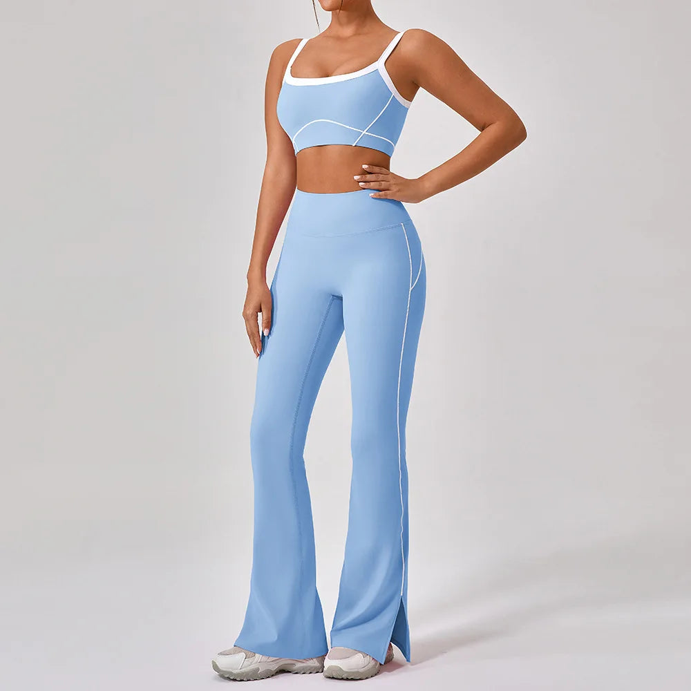 Women's Yoga Sets 2 Piece Set Sport Bra And Trousers