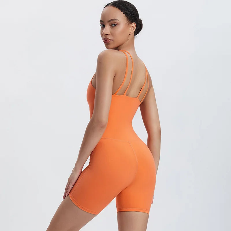 One-piece tight jumpsuit