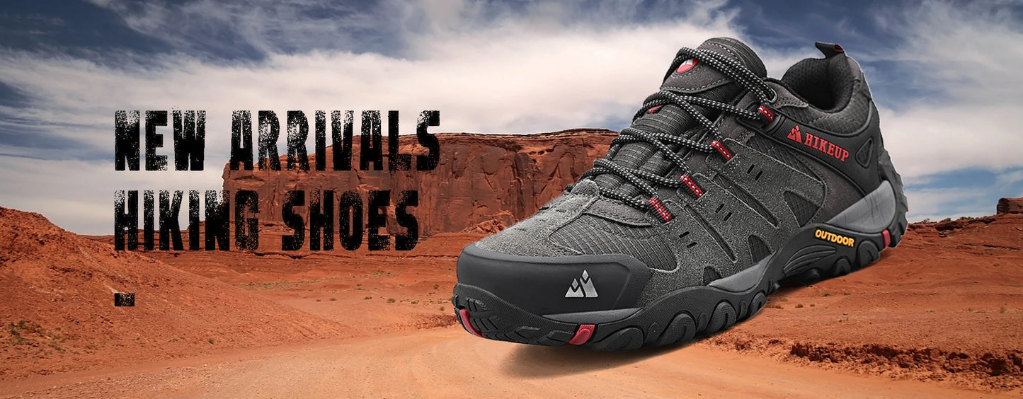 Men's Hiking Shoes Suede Leather Outdoor Wear-resistant