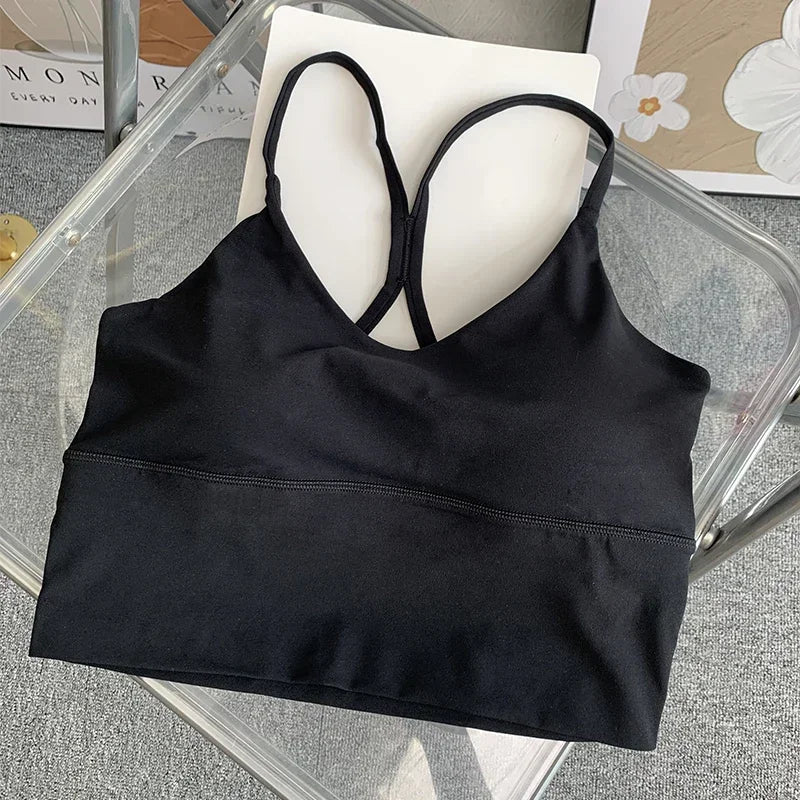 Fashion Sexy Cross Back Small Sling Yoga Underwear Vest