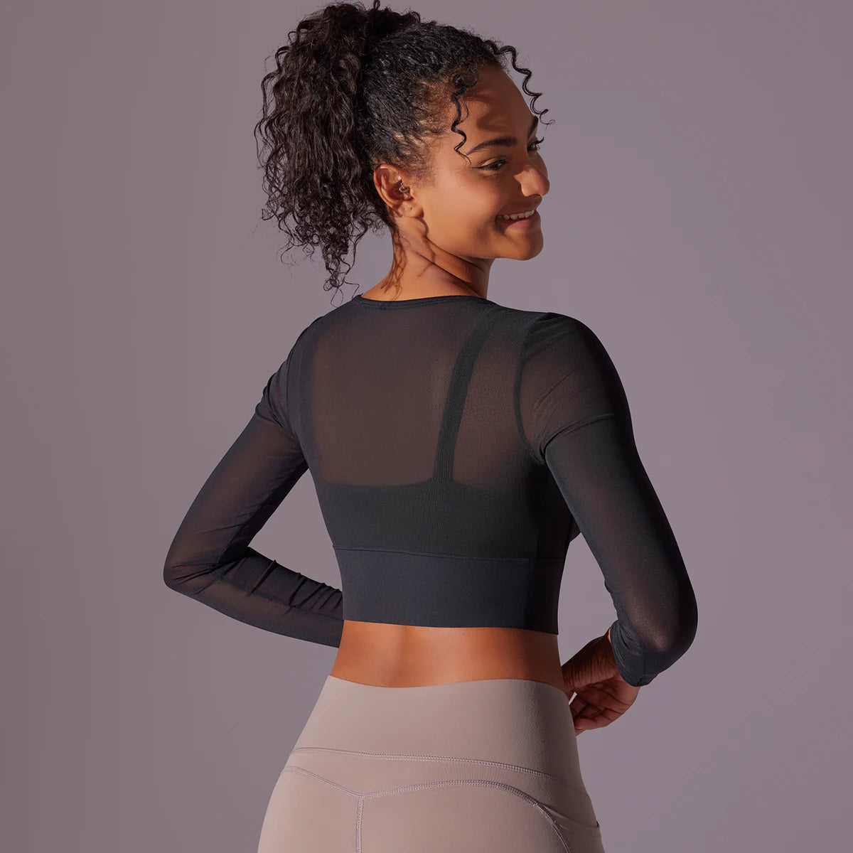 Yoga Sexy Long Sleeve Sport Top