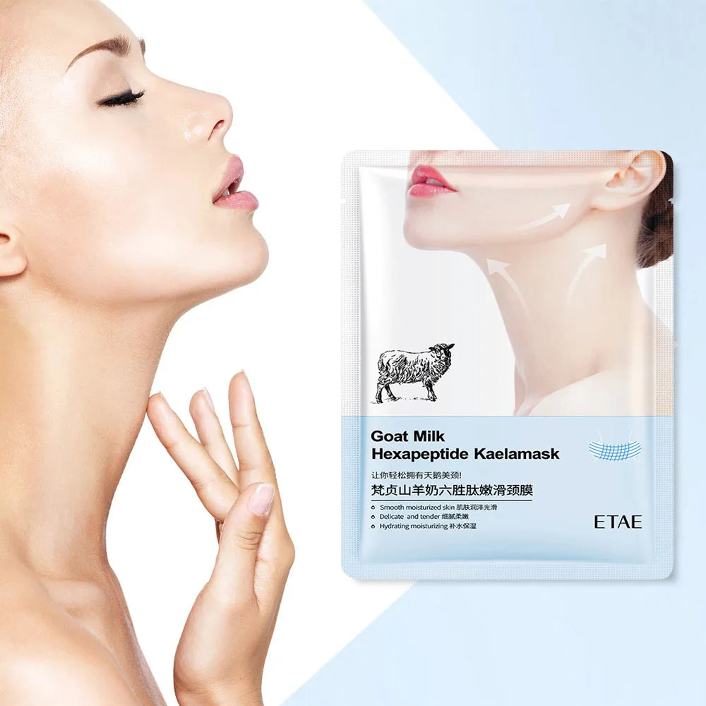Goat Milk Collagen Firming Neck Mask 5PCS
