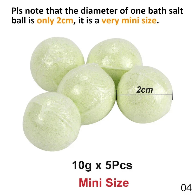 Mini Bath Ball Bombs Handmade Bath Sea Salt Essential Oil