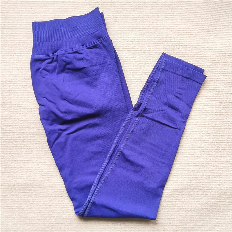 Seamless Yoga Leggings Butt Lifting Tights Tummy Control