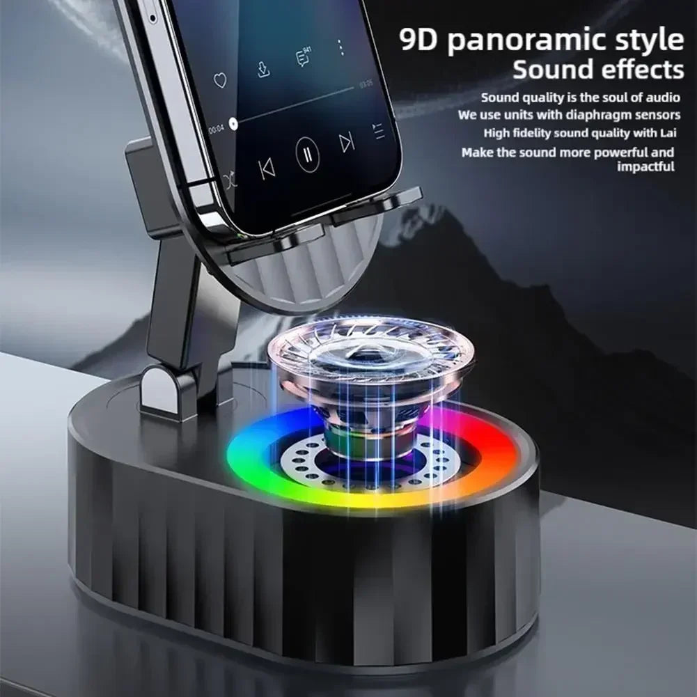 Mobile Cell Phone Stand Holder With Bluetooth Speaker HD Portable Wireless Speaker