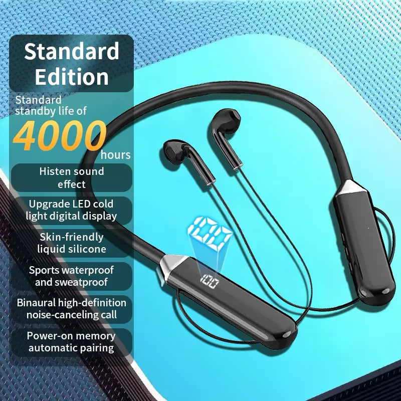 Wireless Headphone Neckband Earphone audiphones Bluetooth