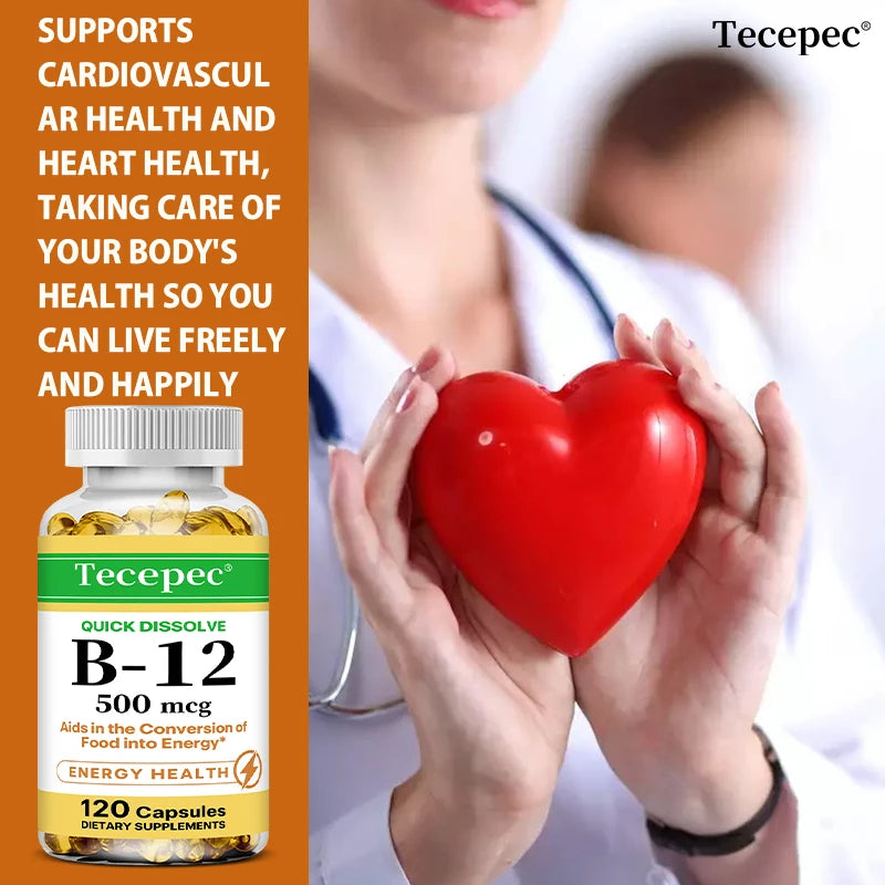 Vitamin B-12 - supports energy and red blood cell formation