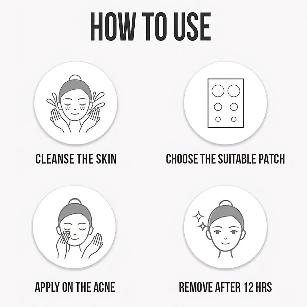 Colorful Star Pimple Patch Invisible Acne Removal Skin Care Stickers