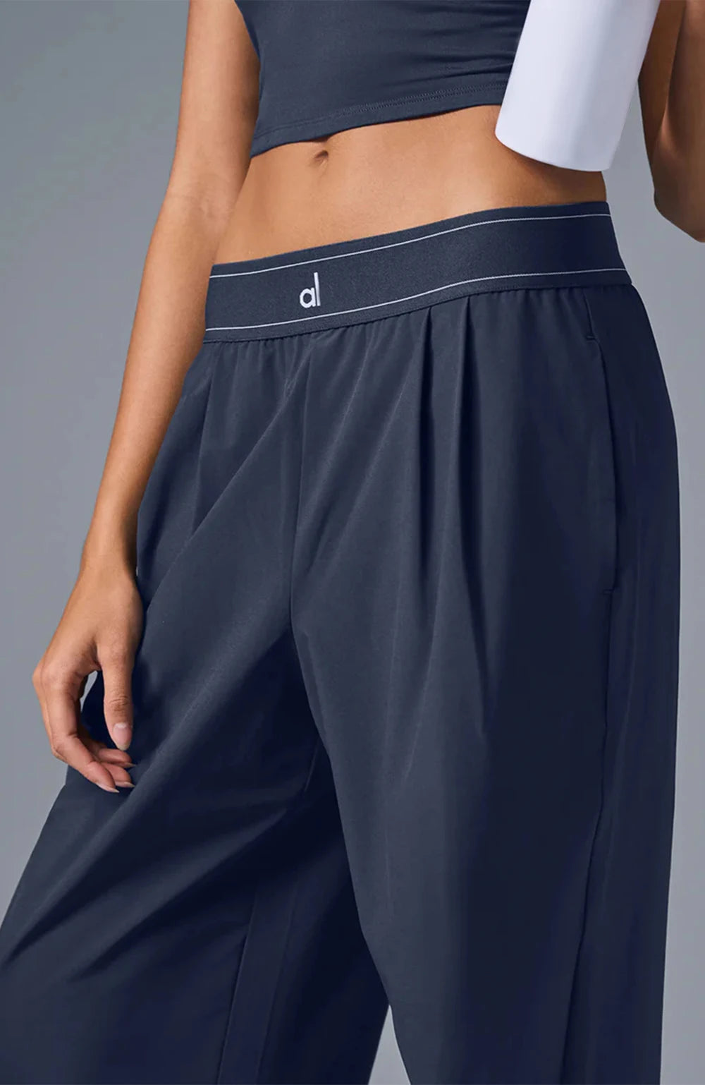 High Waisted Suit Pants, Sports Vest ,Wide Leg Pants
