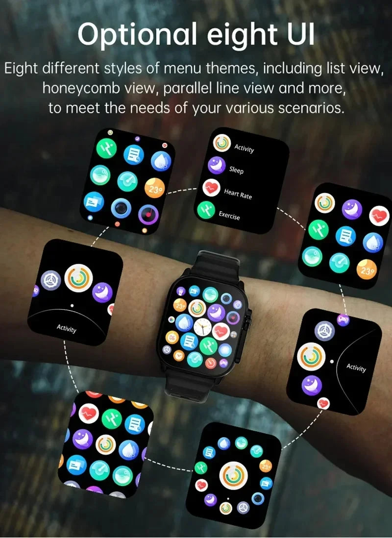 Smartwatch Bluetooth Talk Sports Watch for Android IOS Men Women