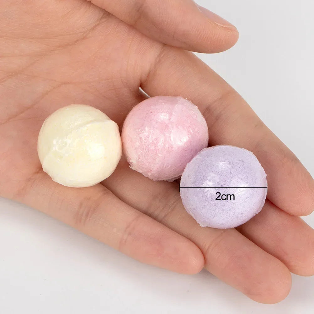 Mini Bath Ball Bombs Handmade Bath Sea Salt Essential Oil