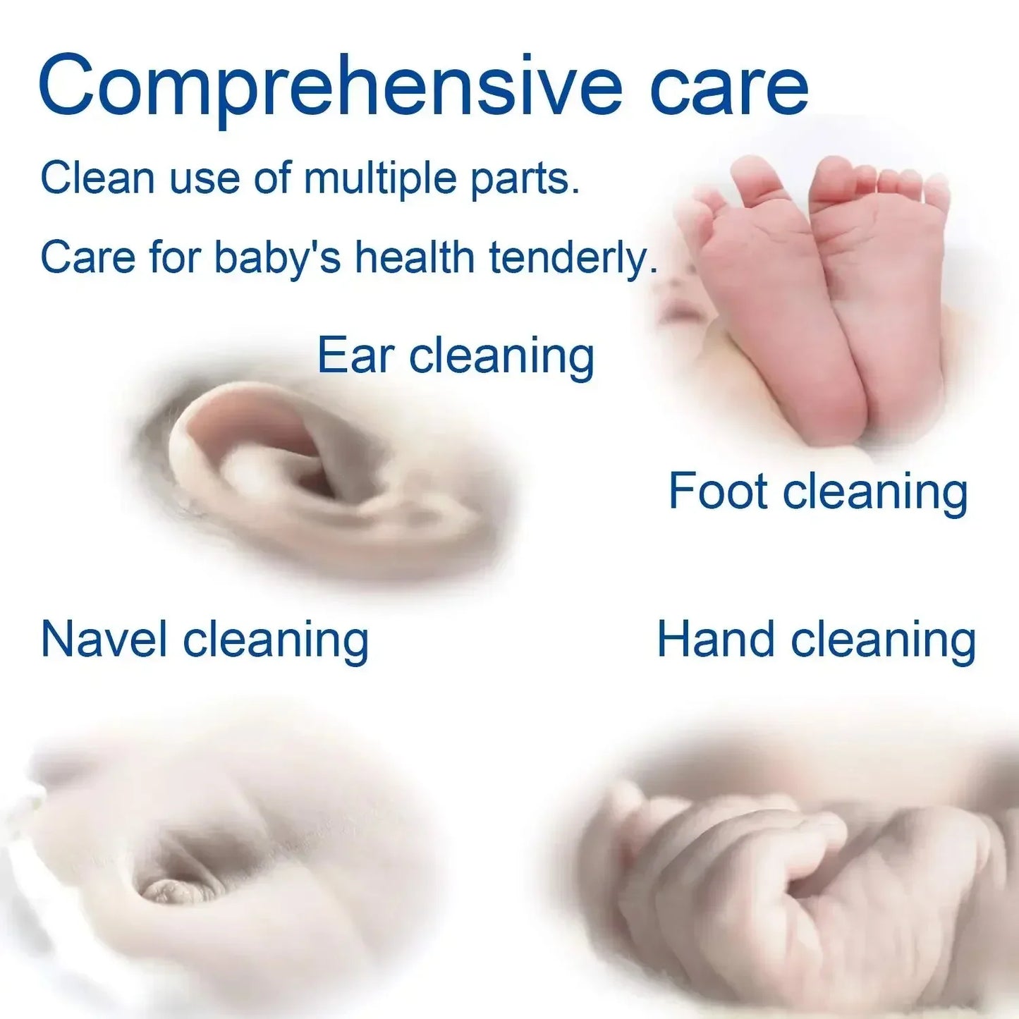 100pcs Per Pack, 5 Packs, Double-ended Cotton Swabs