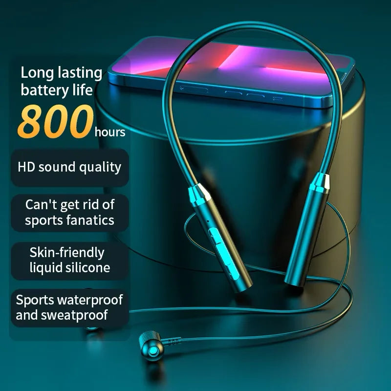 Wireless Headphone Neckband Earphone audiphones Bluetooth