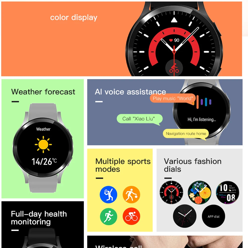 Men And Woman Health Monitor Smartwatch