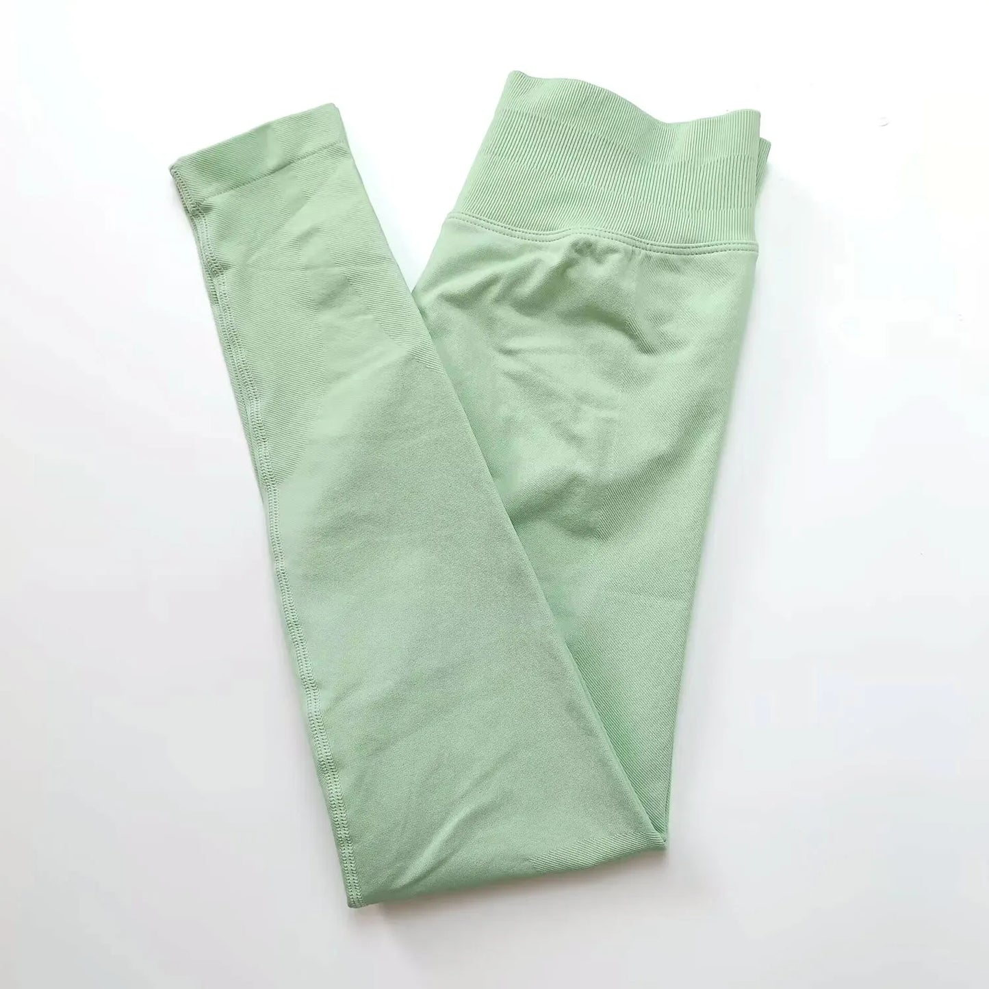 Seamless Yoga Pants Low Ribbed Band