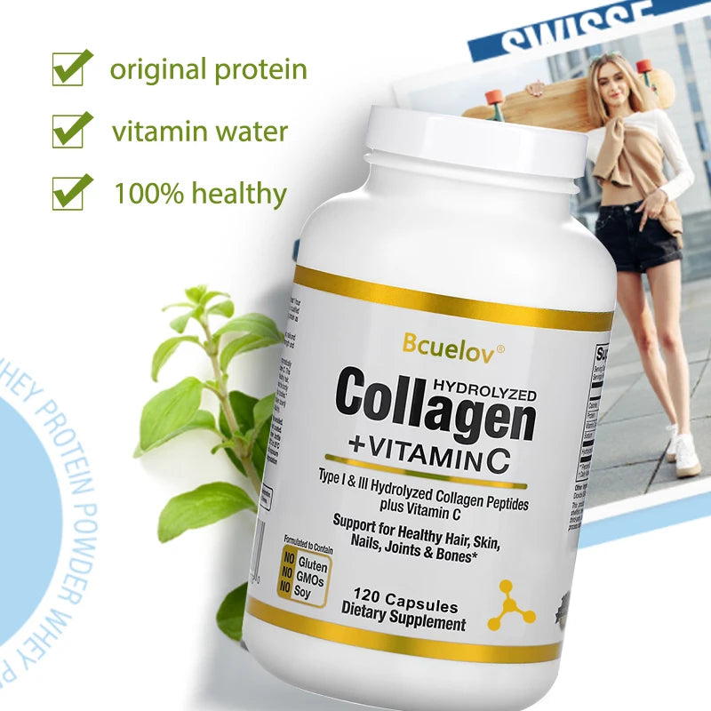 Hydrolyzed Collagen Peptides Plus Vitamin C