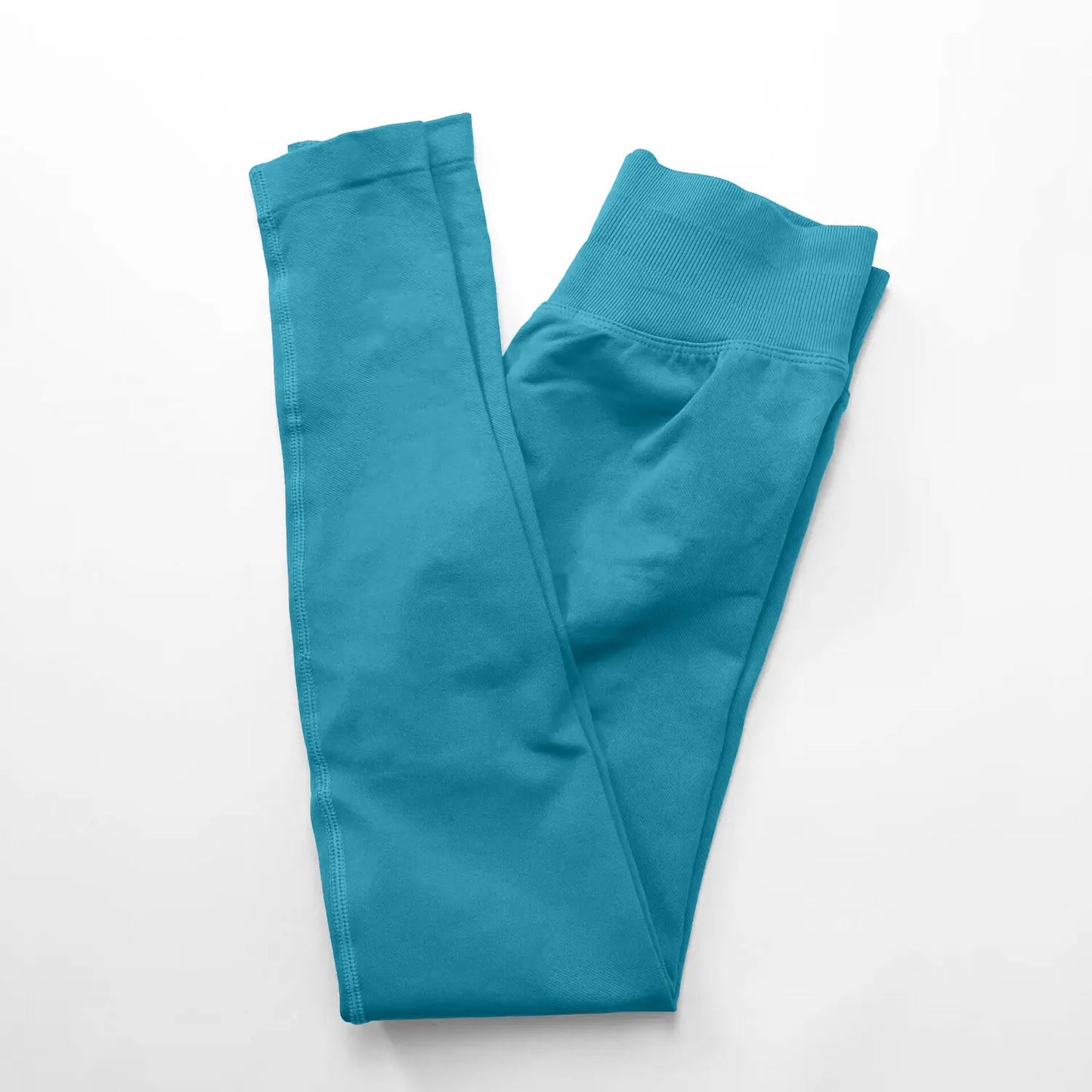 Seamless Yoga Pants Low Ribbed Band
