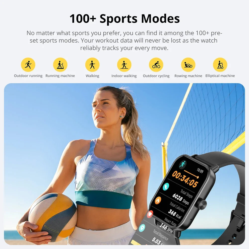 Voice Calling Smart Watch Bluetooth Smartwatch Men Women