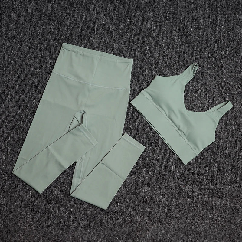Yoga Set Bras High Waist Leggings